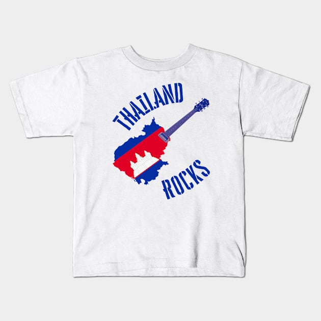 Thailand Rocks Kids T-Shirt by MessageOnApparel